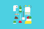 Poop, cleaning equipment and soap