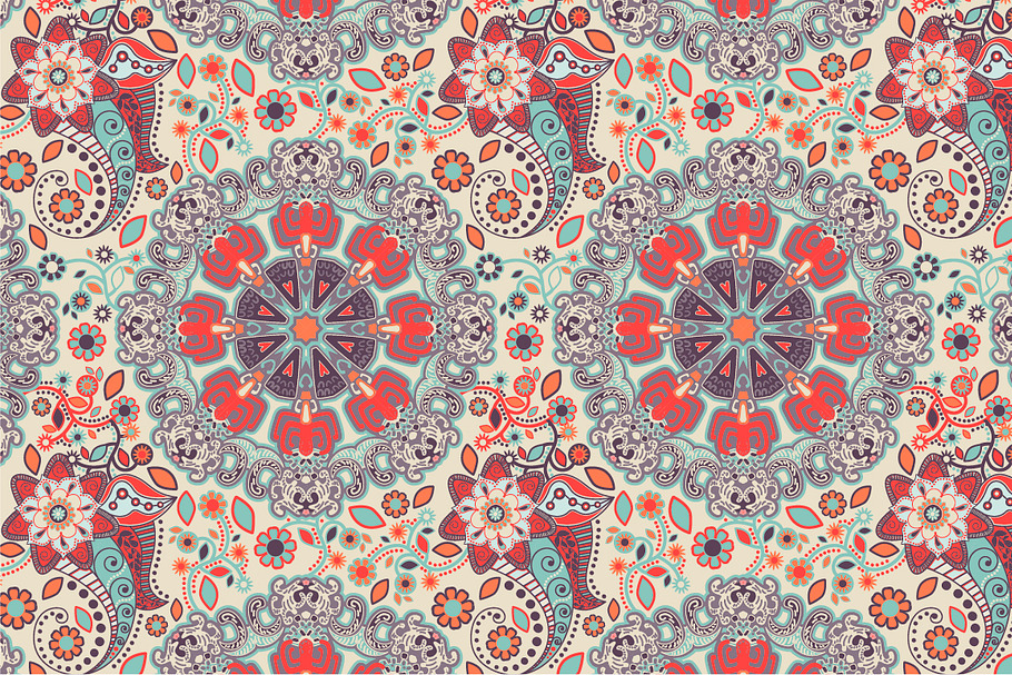 3 Ornamental Seamless Patterns in Patterns - product preview 8