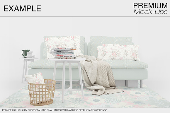 Sofa & Pillows Mockup Pack in Product Mockups - product preview 12