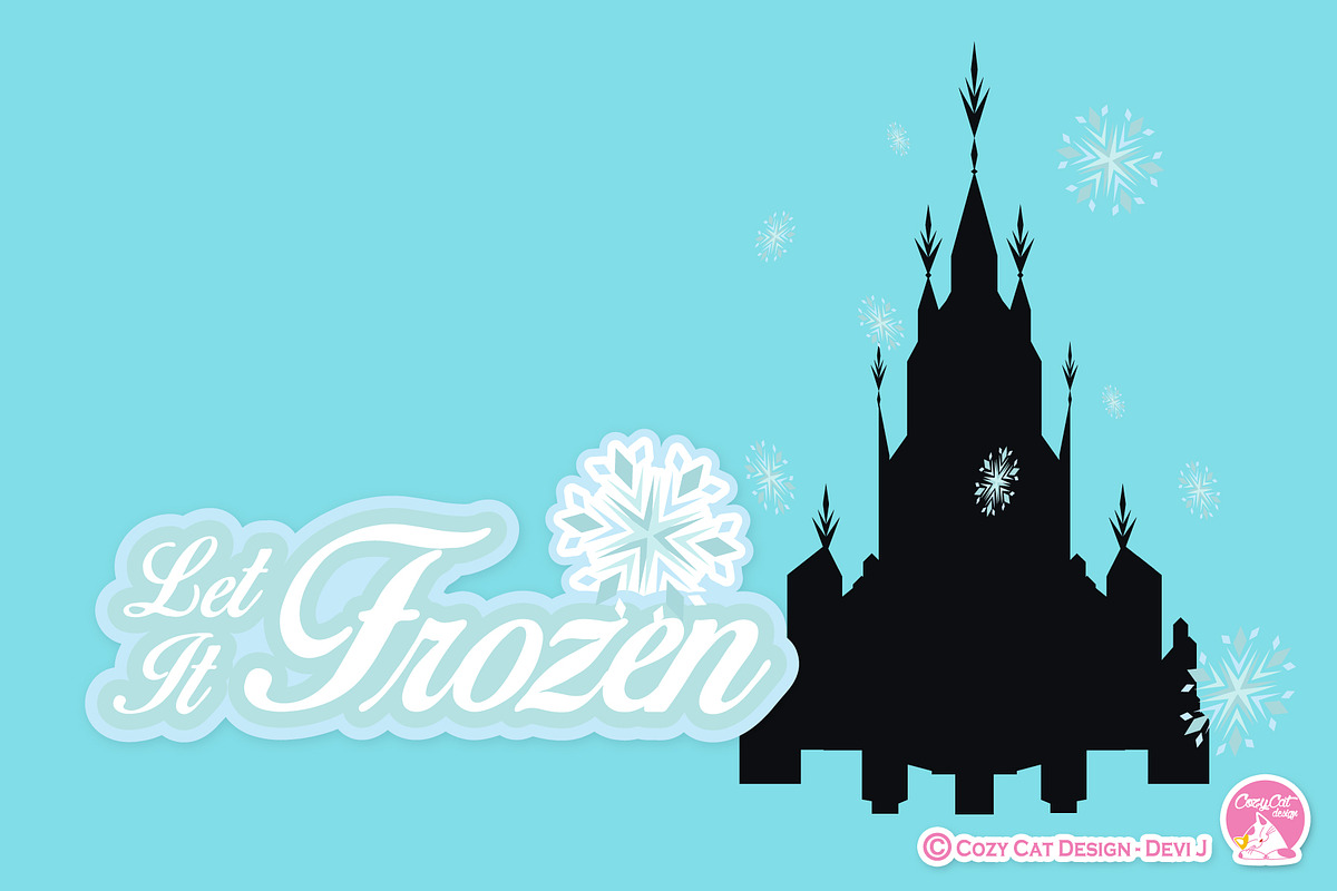 Let It Frozen Digital Clip Art in Illustrations - product preview 8