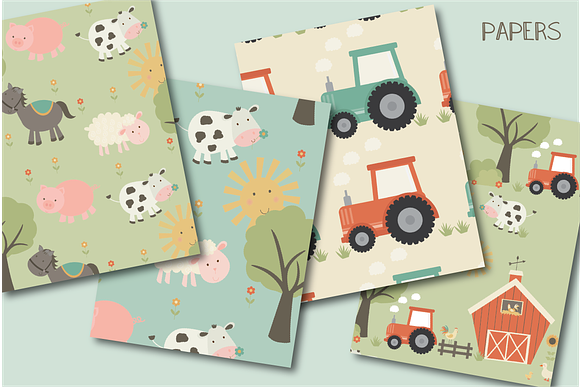 On The Farm in Illustrations - product preview 4