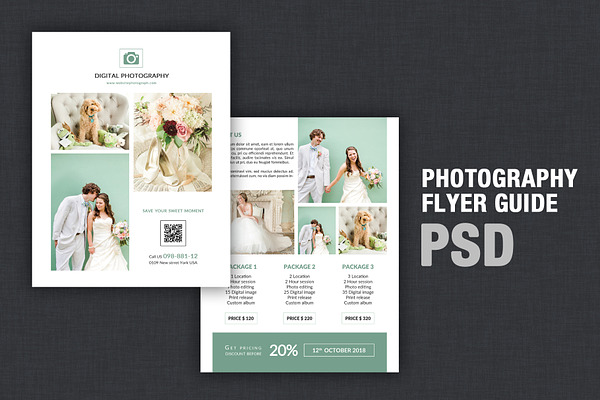 Photography Pricing Sheet Flyer
