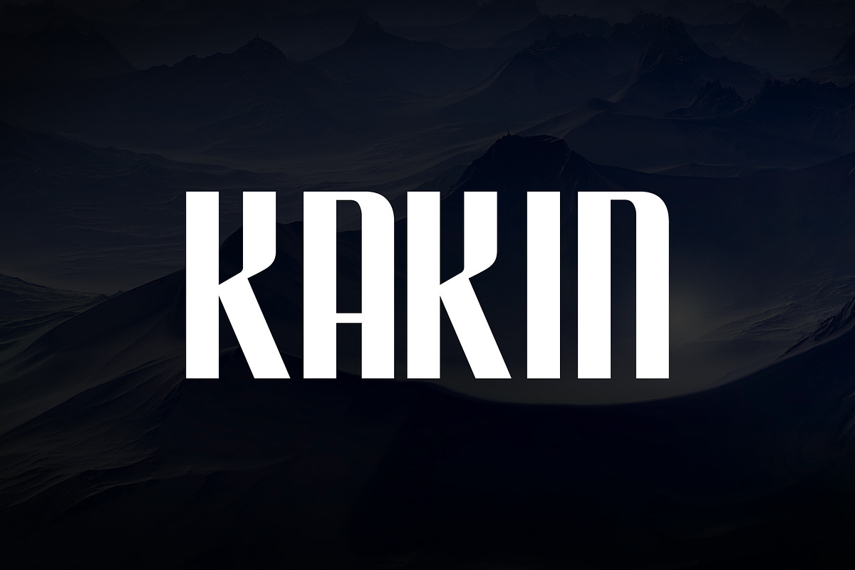 Kakin in Display Fonts - product preview 8
