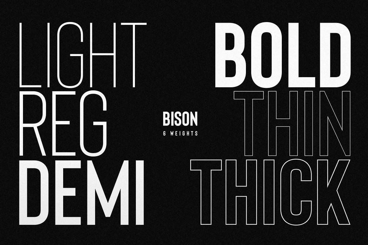 Bison - A Powerful Sans Serif in Sans-Serif Fonts - product preview 8