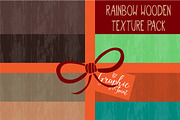 Rainbow Wood Textures