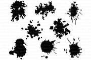 Splatters SVG files, Paint Splatter