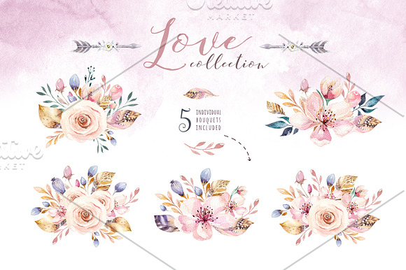 Feather love collection in Illustrations - product preview 3
