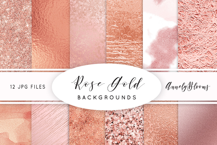 Rose Gold Papers in Textures - product preview 8