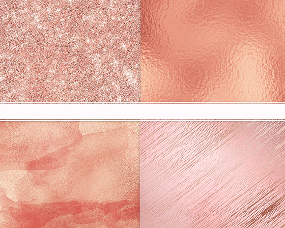 Rose Gold Papers in Textures - product preview 1