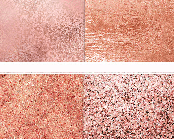 Rose Gold Papers in Textures - product preview 2