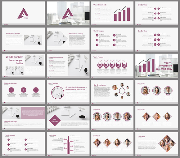 Ameo Powerpoint Presentation in PowerPoint Templates - product preview 1