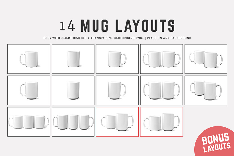 11 oz & 15 oz Mug Mockups (PSDs) in Product Mockups - product preview 8