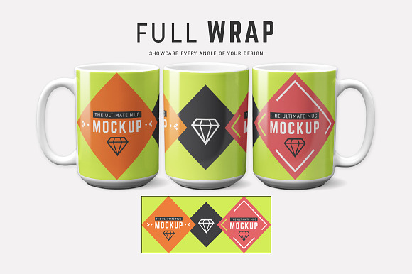 11 oz & 15 oz Mug Mockups (PSDs) in Product Mockups - product preview 2