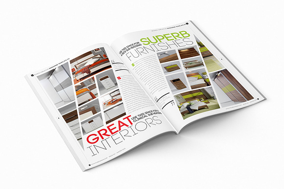 Magazine Template InDesign 03 in Magazine Templates - product preview 2