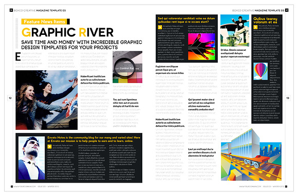 Magazine Template InDesign 03 in Magazine Templates - product preview 14