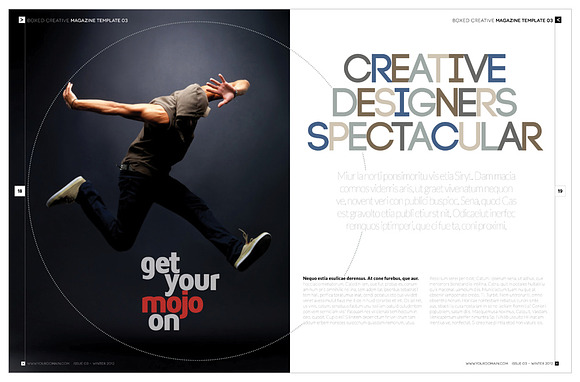 Magazine Template InDesign 03 in Magazine Templates - product preview 17