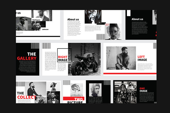 Black Modern Layout Powerpoint in PowerPoint Templates - product preview 2
