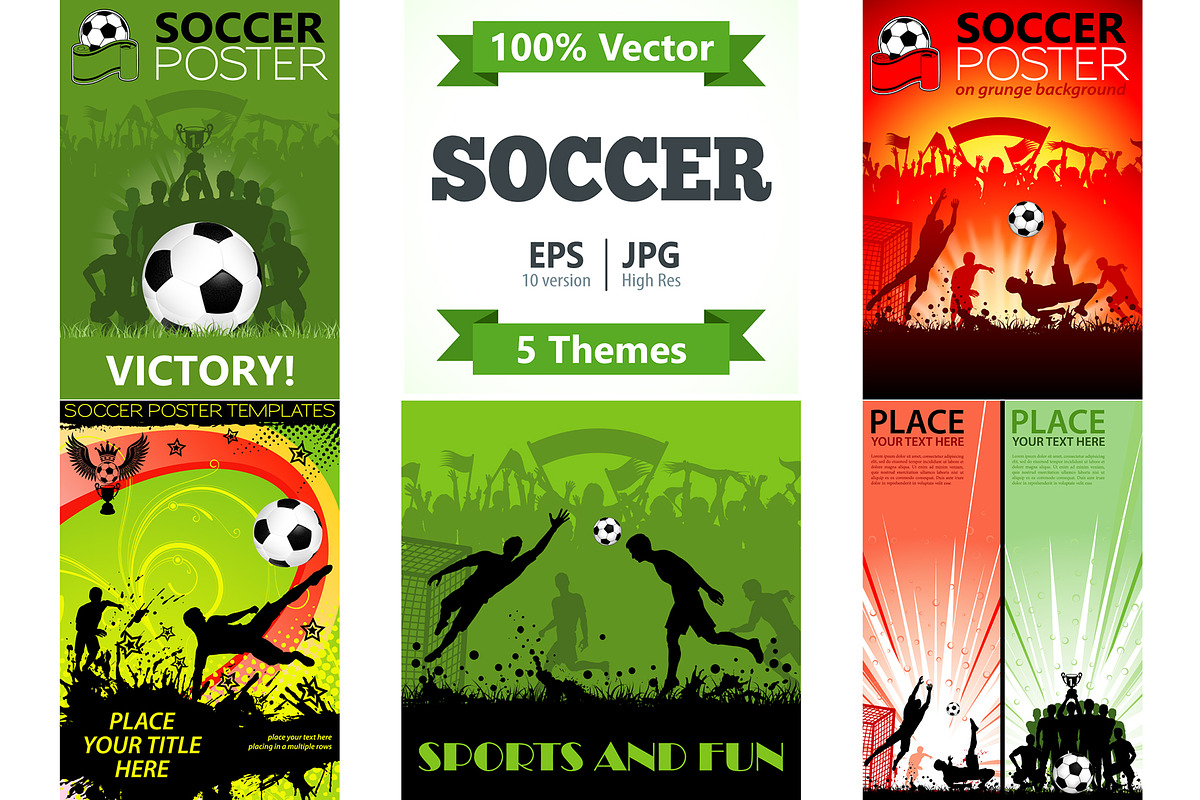 Soccer Posters and Concepts in Illustrations - product preview 8
