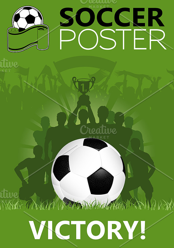 Soccer Posters and Concepts in Illustrations - product preview 1