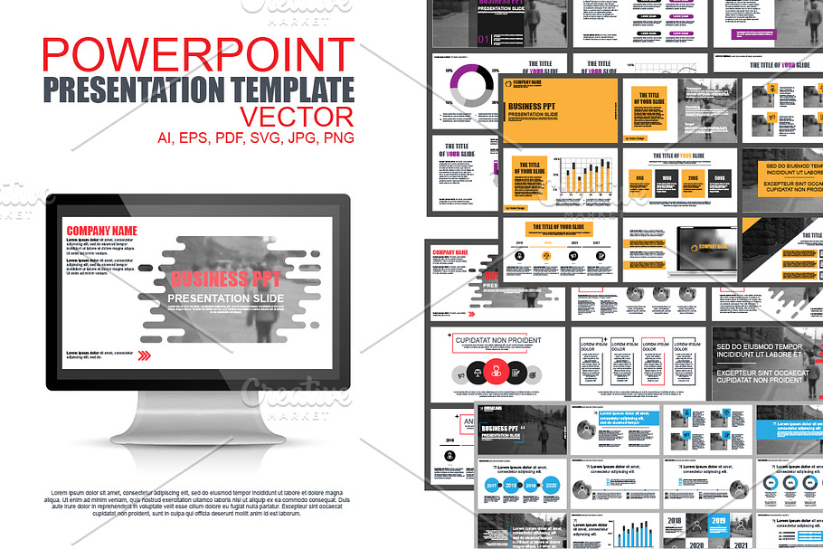 Powerpoint Presentation Templates in Presentation Templates - product preview 8