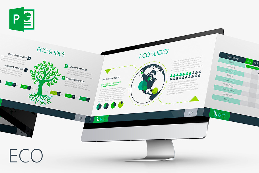 ECO PowerPoint in PowerPoint Templates - product preview 8