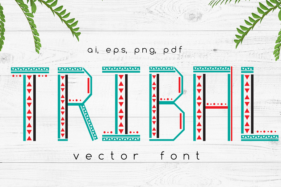 TRIBAL Vector Font in Symbol Fonts - product preview 8