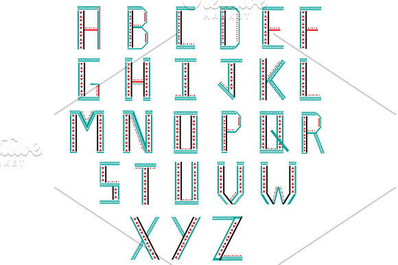 TRIBAL Vector Font in Symbol Fonts - product preview 3