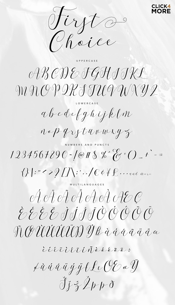 First Choice - Wedding Calligraphy in Script Fonts - product preview 6