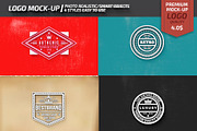 4 Logos Mockup Design