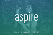 Aspire Sans - Modern Typeface + WebF