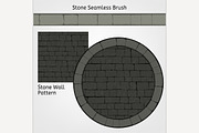 Stone Wall Pattern & Seamless Brush