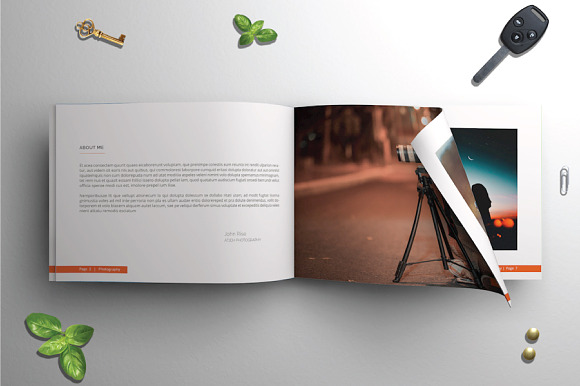 A5 Photography Portfolio in Brochure Templates - product preview 2