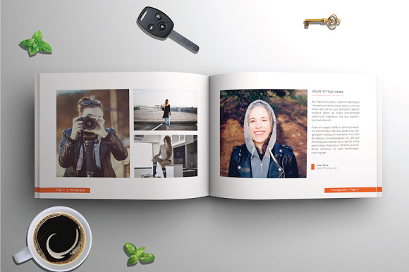 A5 Photography Portfolio in Brochure Templates - product preview 3