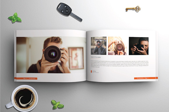 A5 Photography Portfolio in Brochure Templates - product preview 5