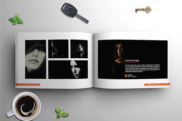 A5 Photography Portfolio in Brochure Templates - product preview 6