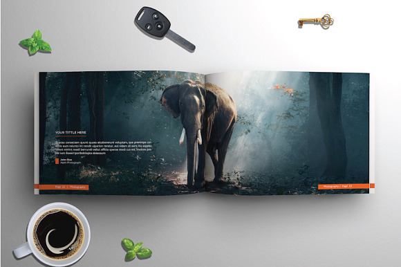 A5 Photography Portfolio in Brochure Templates - product preview 12