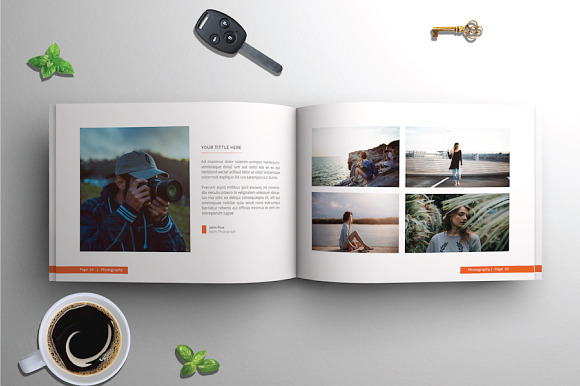 A5 Photography Portfolio in Brochure Templates - product preview 13