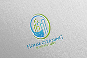 Cleaning Service vector Logo design