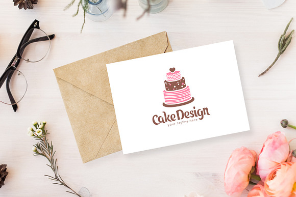 Cake Design Logo in Logo Templates - product preview 3