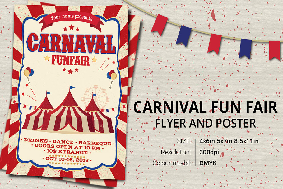 Carnival Fun Fair Flyer Poster