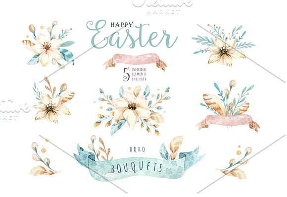Spring & Easter BUNDLE 50% off in Illustrations - product preview 20