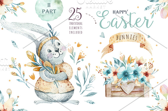 Spring & Easter BUNDLE 50% off in Illustrations - product preview 23