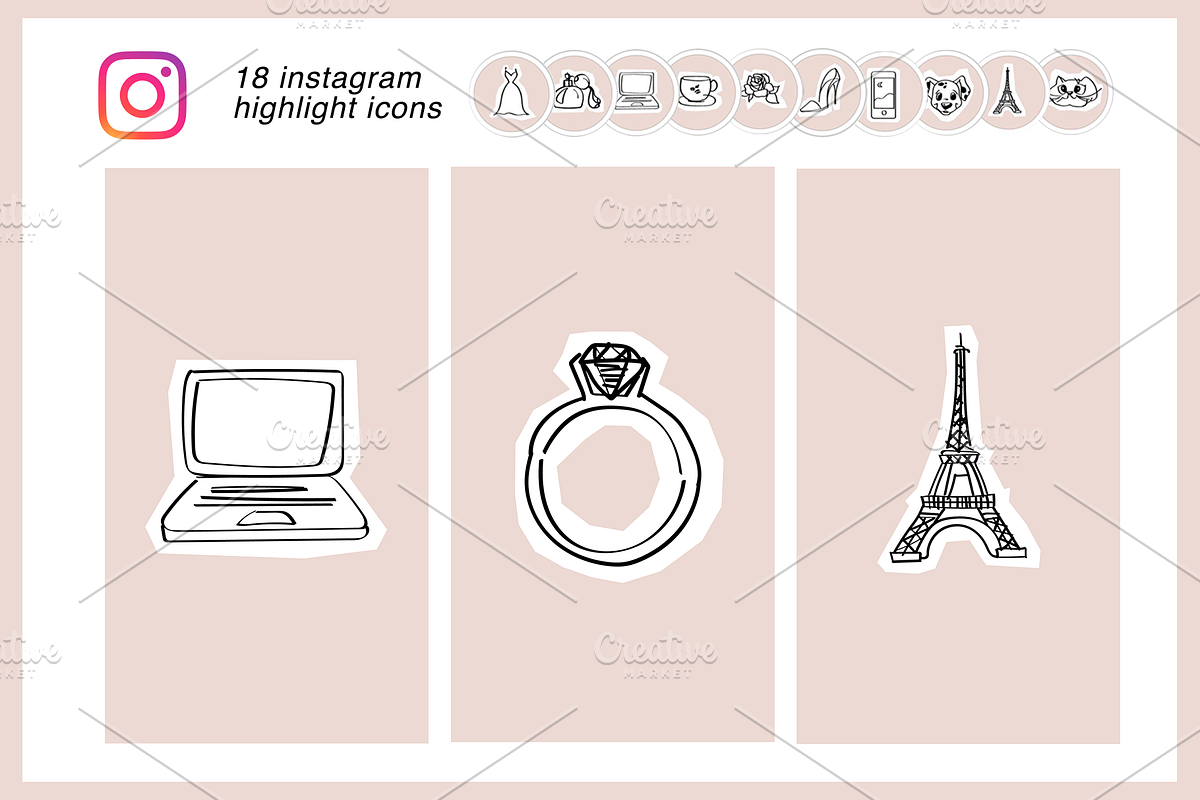 INSTAPACK all instagram templates in Instagram Templates - product preview 8
