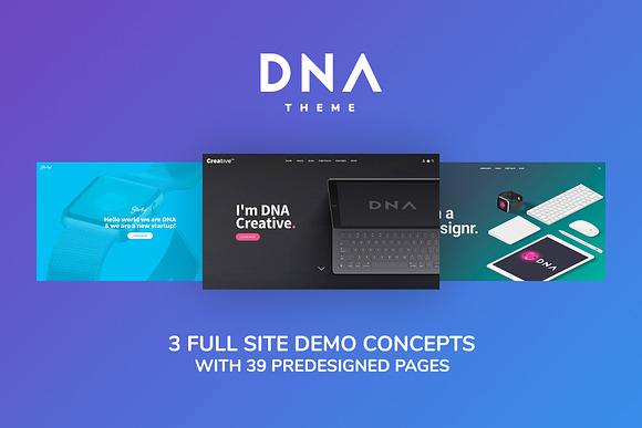 DNA - Multipurpose Wordpress Theme in WordPress Business Themes - product preview 1