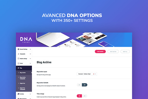 DNA - Multipurpose Wordpress Theme in WordPress Business Themes - product preview 2