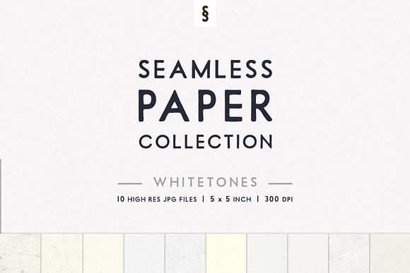 Whitetone Seamless Paper Backgrounds in Textures - product preview 12