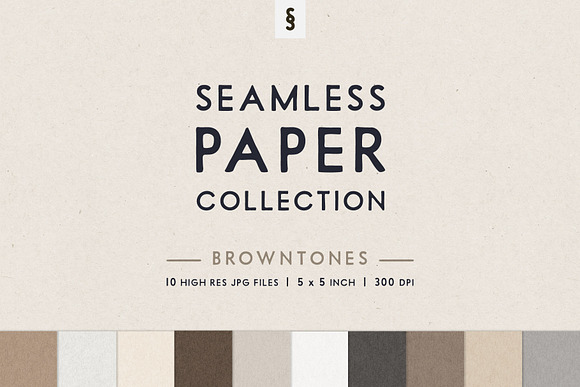 Browntone Seamless Paper Backgrounds in Textures - product preview 5