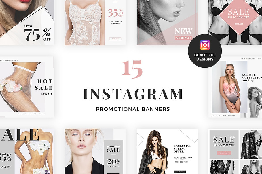 Instagram Promotional Banners in Instagram Templates - product preview 8