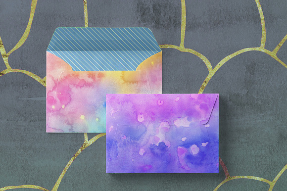 45 Watercolor Backgrounds in Textures - product preview 4
