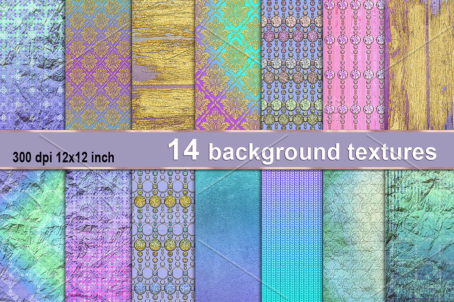 Princess party scrapbook paper in Textures - product preview 8